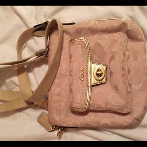 Pink Coach crossbody