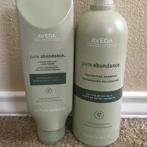 Aveda pure abundance shampoo and conditioner