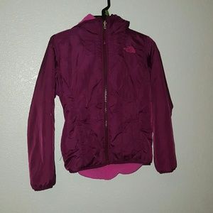 Kids Magenta Reversable Northface
