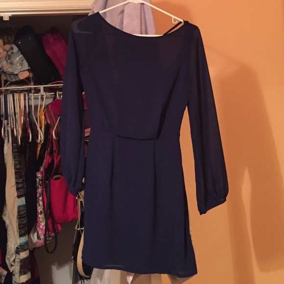 Navy blue dress