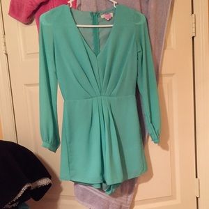Blue romper