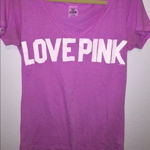 Purple/Pink LOVE PINK Tee