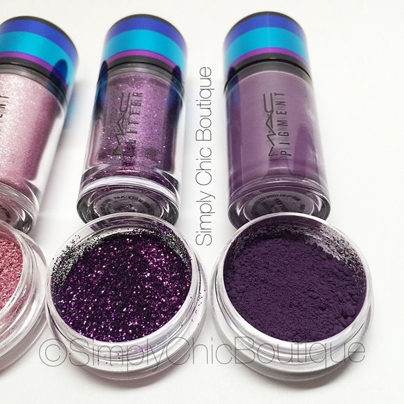 AUTH MAC Pigments Sample Set of 4 Purple Collect - Picture 4 of 4