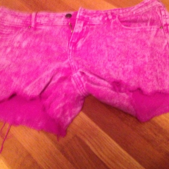 Purple jean shorts - Picture 1 of 3