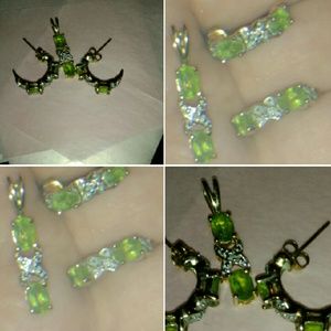 X's and O's earrings and pendant