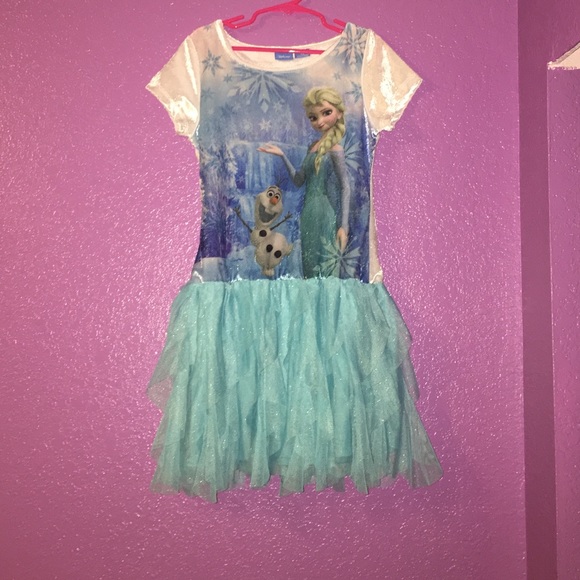 Blue Frozen Elsa Dress