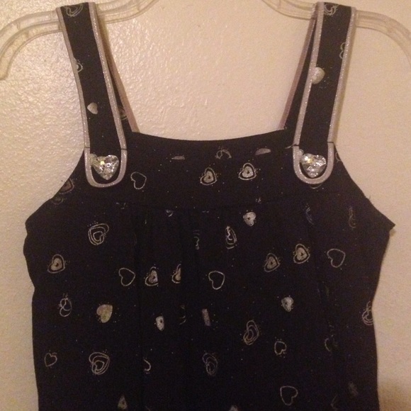 Black and Silver Medium tank shirt