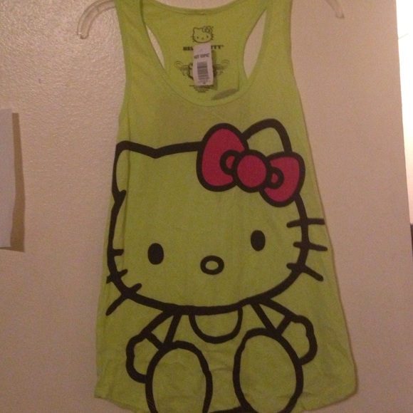 Hello Kitty neon tank top - Picture 2 of 4