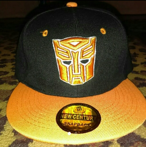 Unisex Orange Transformers Snapback