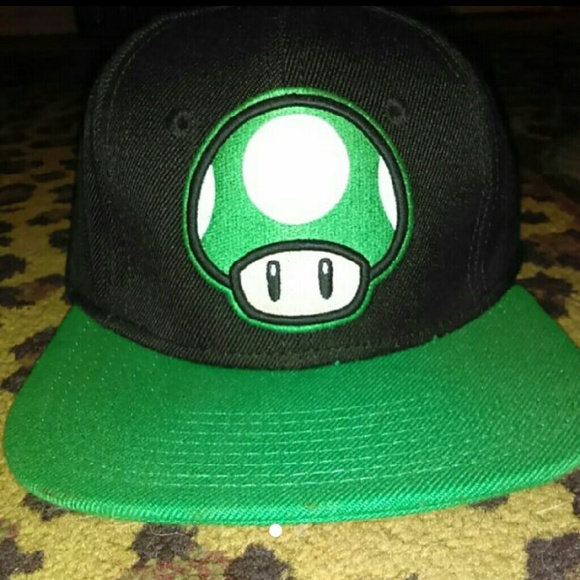 Unisex Super Mario 1-UP Mushroom Snapback