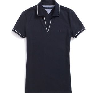 Tommy Hilfiger buttonless polo shirt