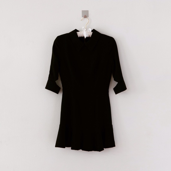 • SALE • Wool Tailored Mini Dress - Picture 5 of 6