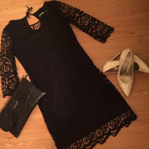 ❤️BLACK LACE DRESS EXCELLENT CONDITION