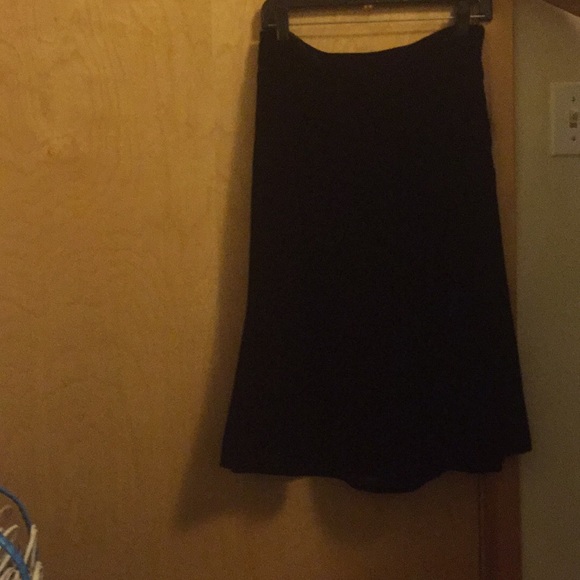 A nice black velvet skirt
