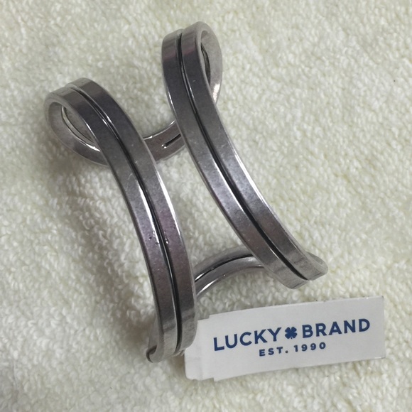 Lucky Brand Silver Tone Cuff Bracelet
