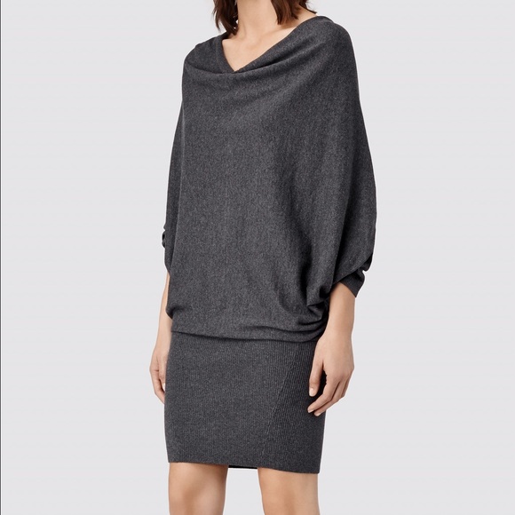 All Saints Dresses & Skirts - AllSaints Elgar sweater dress in dark purple