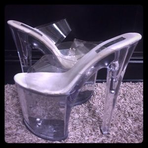 Pleaser 8inch platform heels size 7
