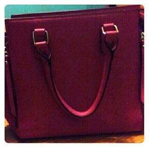 Pink hand bag