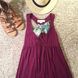 Anthropolgie Lilka Brand Bow-Back Dress