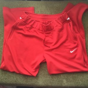 Red Nike Sweats