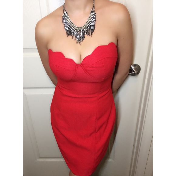 Red dress