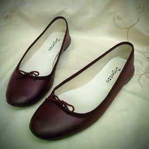 Repetto size 41 Dark Plum Cendrillon Ballet Flats