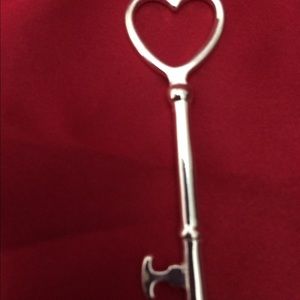 Sterling silver key pendent
