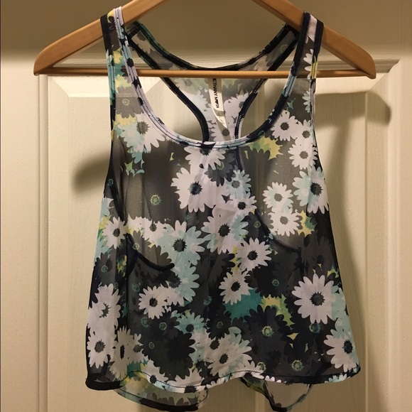 Bethany Mota floral crop top