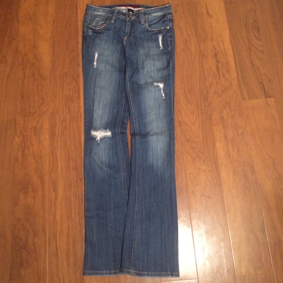 Charlotte Russe distressed jeans