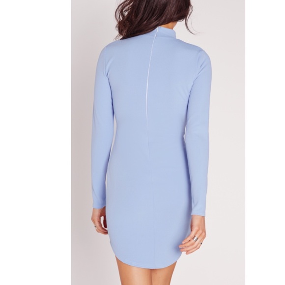 NWT Missguided Curve Hem Choker Dress - Picture 2 of 2