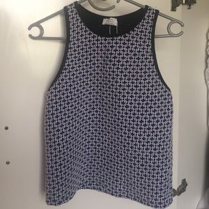 Blue & white checkered top!