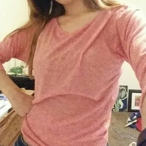 pink half sleeve shirt