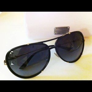 Jimmy Choo Terrnce Aviator Sunglasses