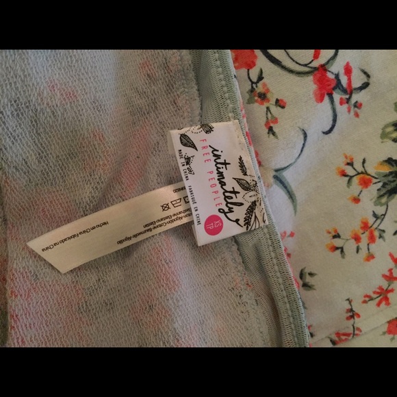 Free People Flower Pattern Mini Dress - Picture 4 of 4