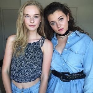 Brandy Melville Floral Tie Tank