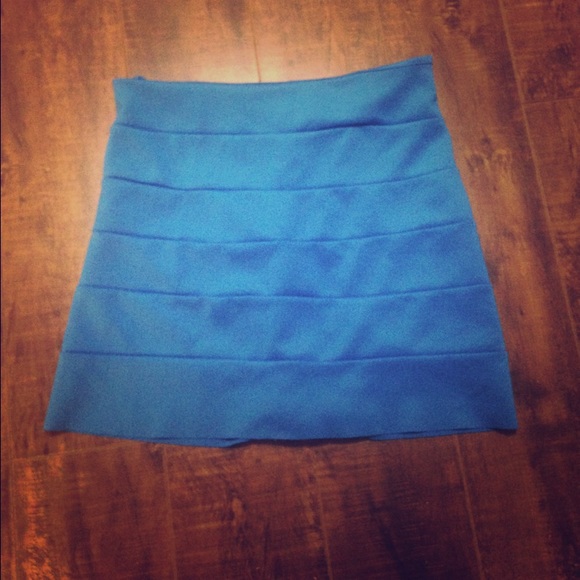 Blue bandage mini skirt 💙