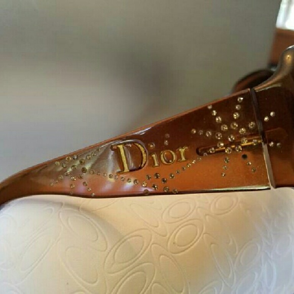 Brown Crystal Sunglasses - Picture 1 of 3