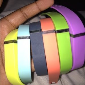Colorful and changeable Fitbit flex wrist bands