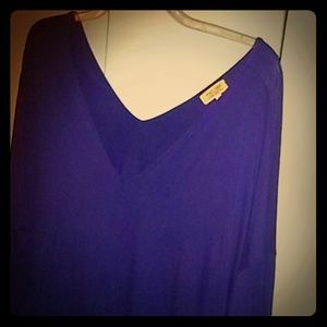 Piko 1988 tunic size large stunning royal blue