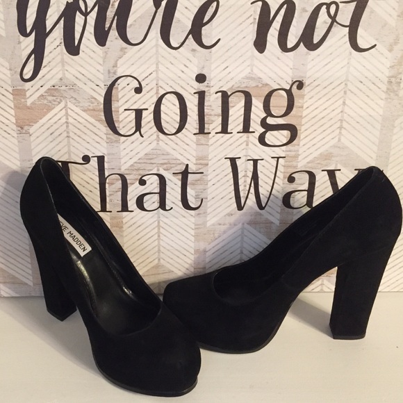 Steve Madden Sarrina Sz8 Black