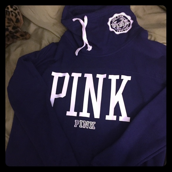 High Neck PINK hoodie