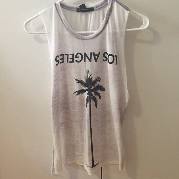 Los Angeles Graphic Tie Dye Tank - Picture 1 of 3