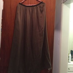 Olive Old Navy maxi skirt