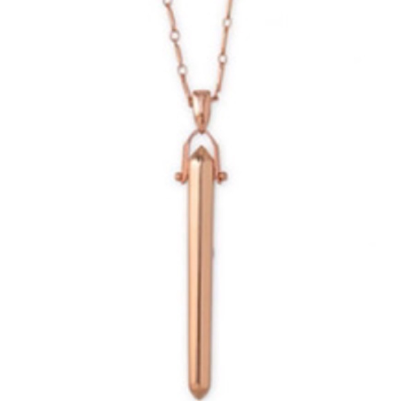 Rose Gold Stella & Dot Layering Necklace