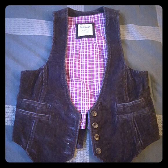 Corduroy vest