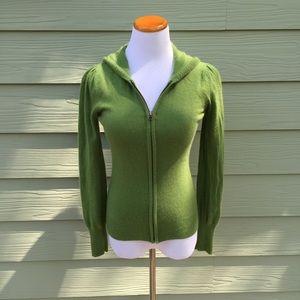 Old Navy cashmere zip up hoodie