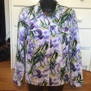 Floral Button Down Jacket