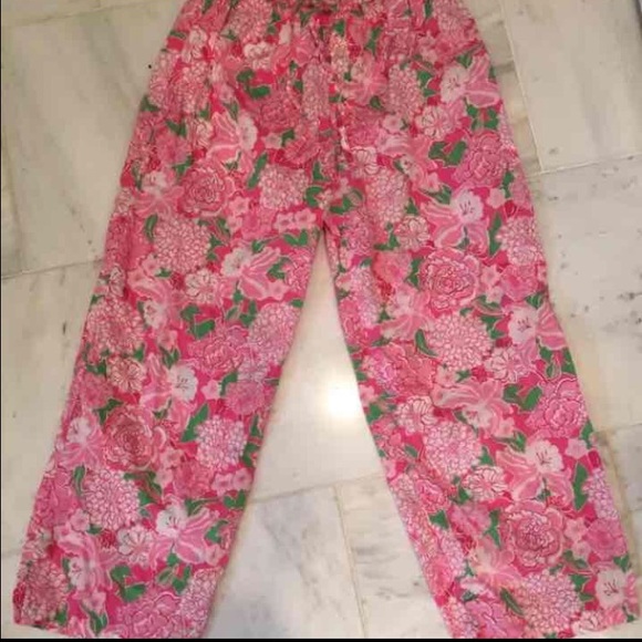Lilly Pulitzer cropped pajama bottoms