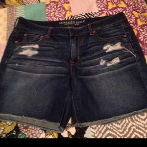 American Eagle distressed shorts
