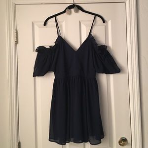Navy blue semi formal dress